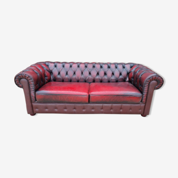 Chesterfield leather sofa from the 1980s