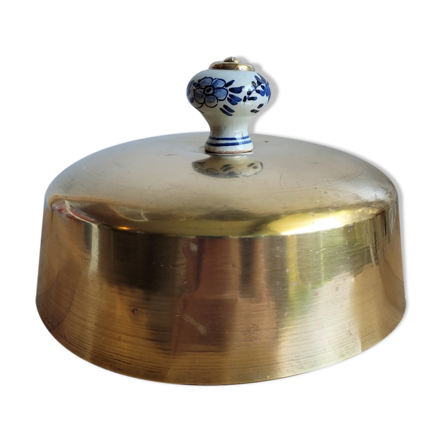 Brass bell porcelain handle