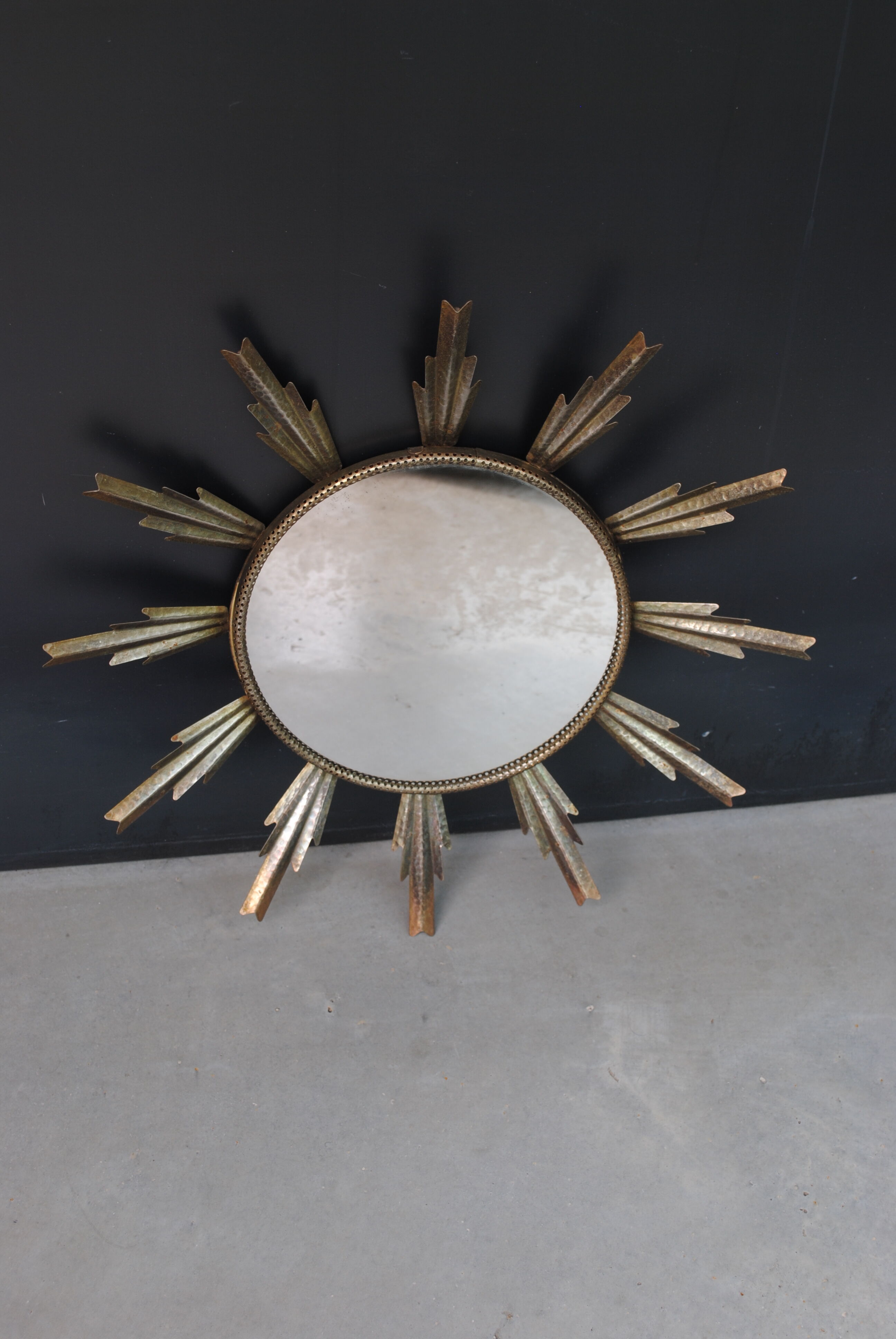 Vintage sun mirror 1970 - 48cm
