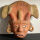 Masque terre cuite reproduction vintage mexique