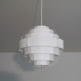 Danish hanging lamp in plexiglas of Brylle and Jacobsen 1970