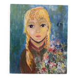Portrait of “the girl with braids” 1965
