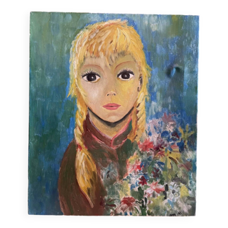 Portrait of “the girl with braids” 1965