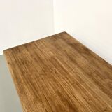 Small old farmhouse table with square legs