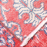 2x8 red classic vintage runner rug, 245x73cm