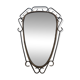 Brutalist antique mirror, sixties era.