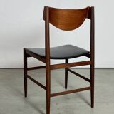 Skulptural Teak Beside Chair Denmark 50s