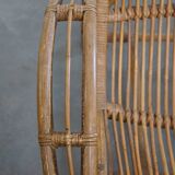 Rattan Armchair by Rohé Noordwolde, 1950