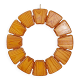 Vintage Wood Wall Mirror