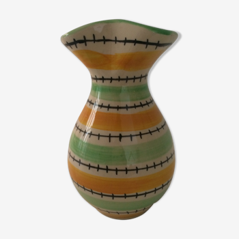 Vintage ceramic vase 50s