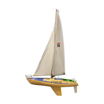 Model of navigable sailboat 100 cm