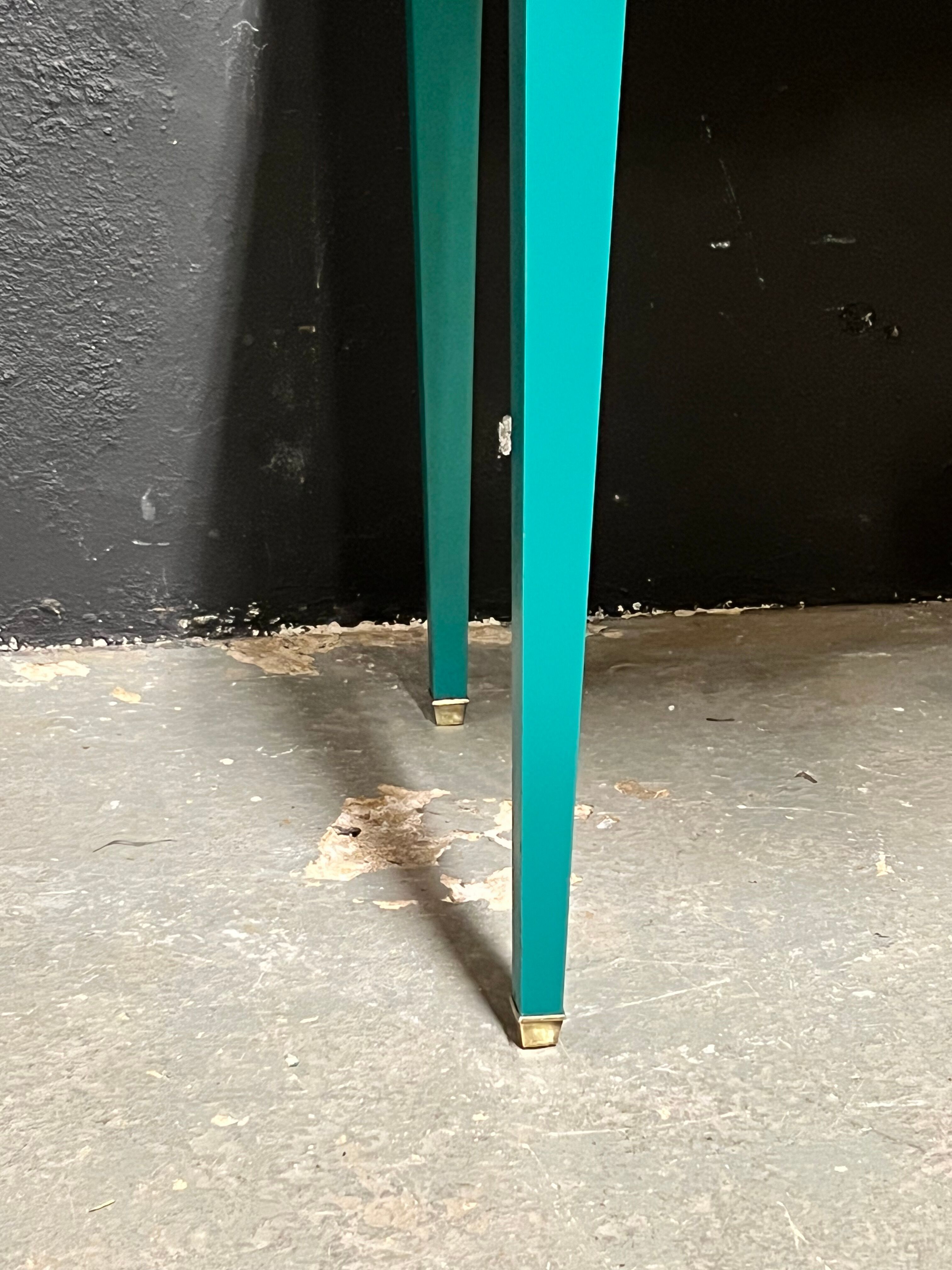 Louis XVI style dressing table in elm magnifying glass