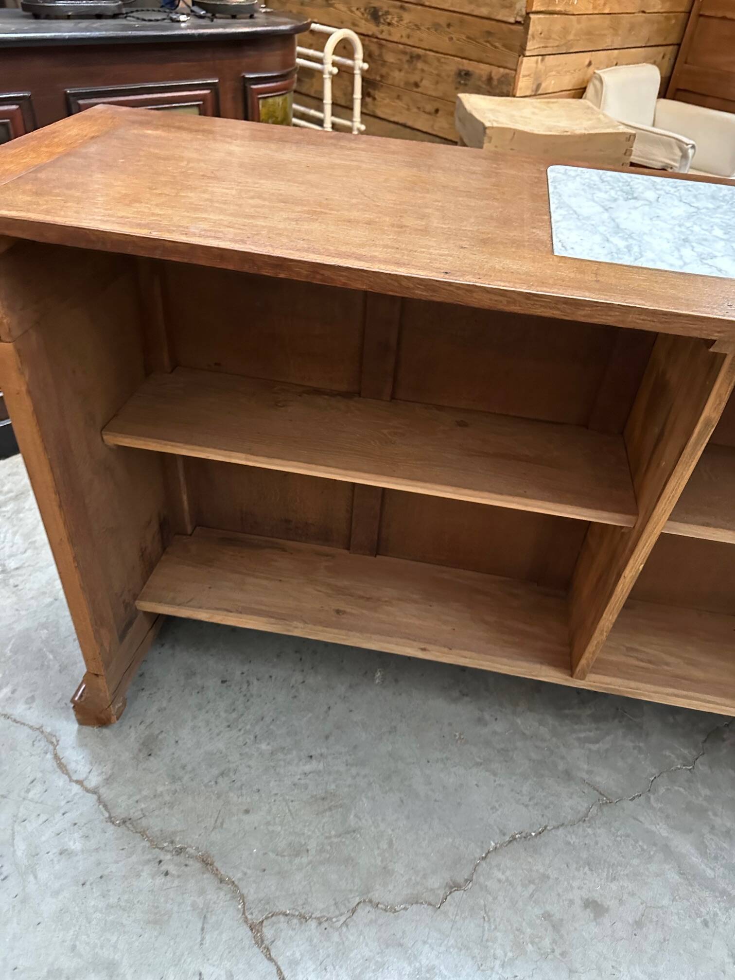 Oak countertop, early 20th century