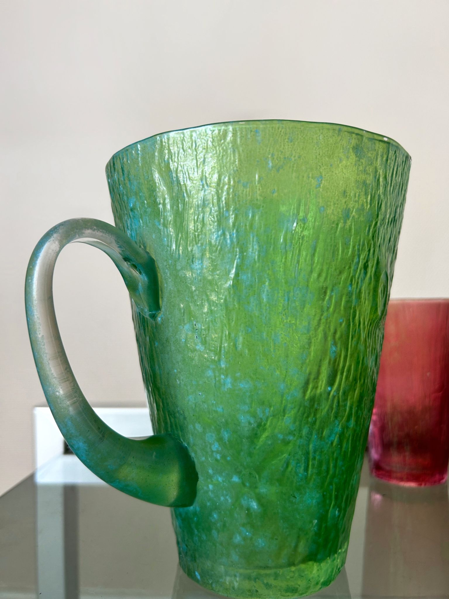 Carafe et verre années 70