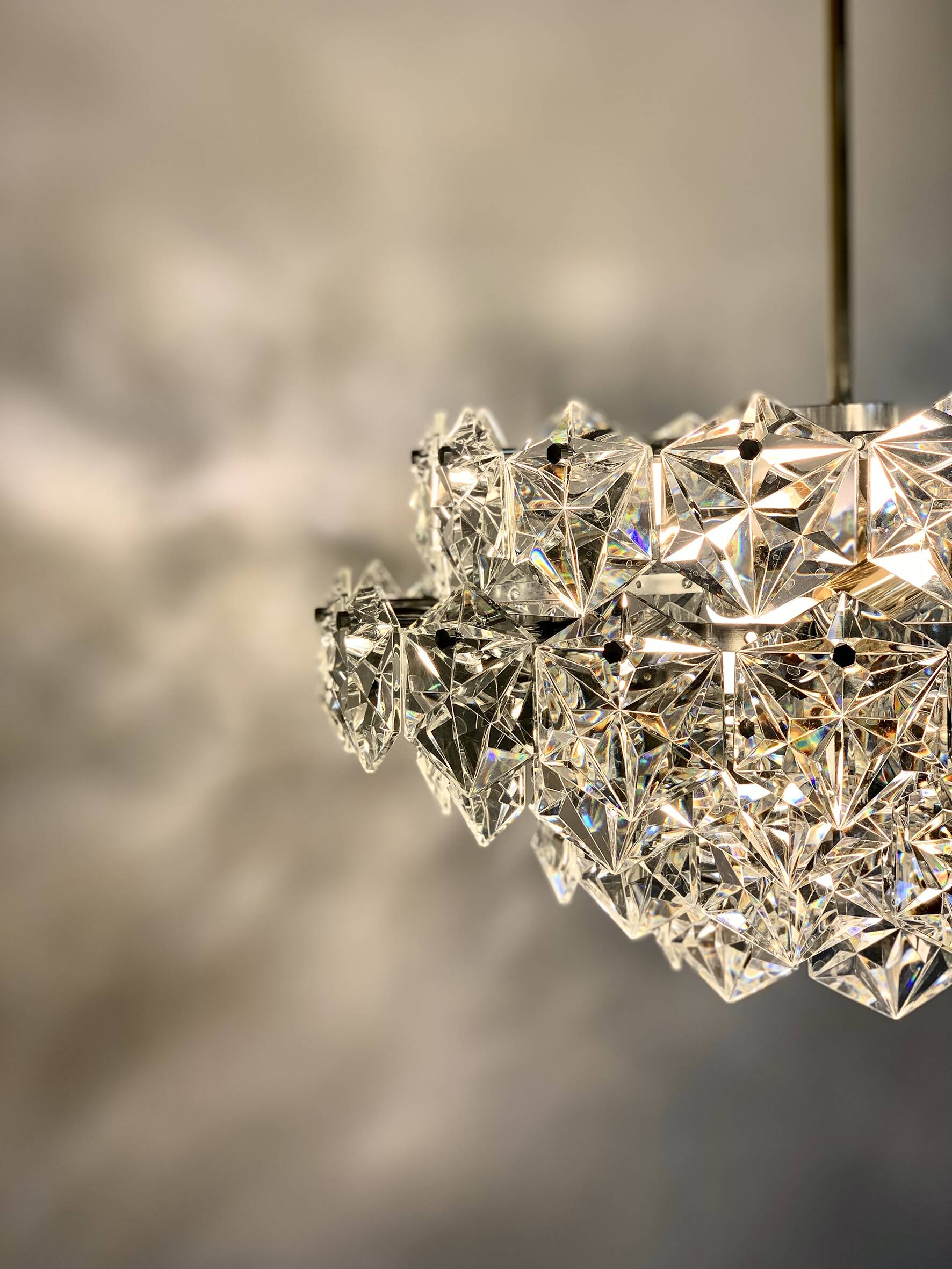 Kinkeldey 5-tier chandelier, 1960s