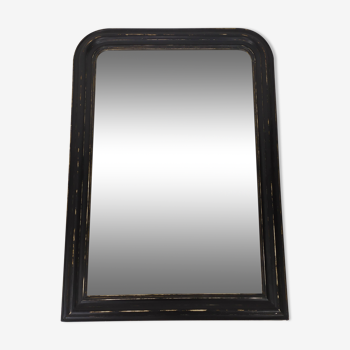 Black Louis Philippe mirror 68x95cm