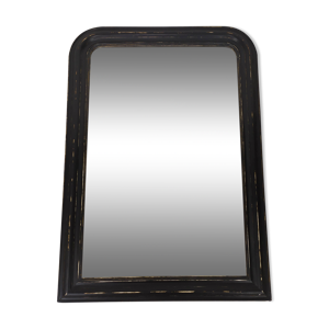 Miroir Louis Philippe noir 68x95cm