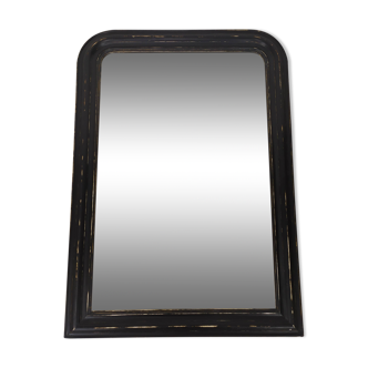 Black Louis Philippe mirror 68x95cm