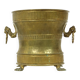 Old Brass Flower Pot Jardinière Mécap Belgium
