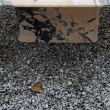 70s design marble coffee table