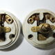 lot Porcelain and brass/vintage switch