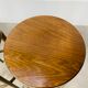 4 bar stools Baumann wood 60s bistro