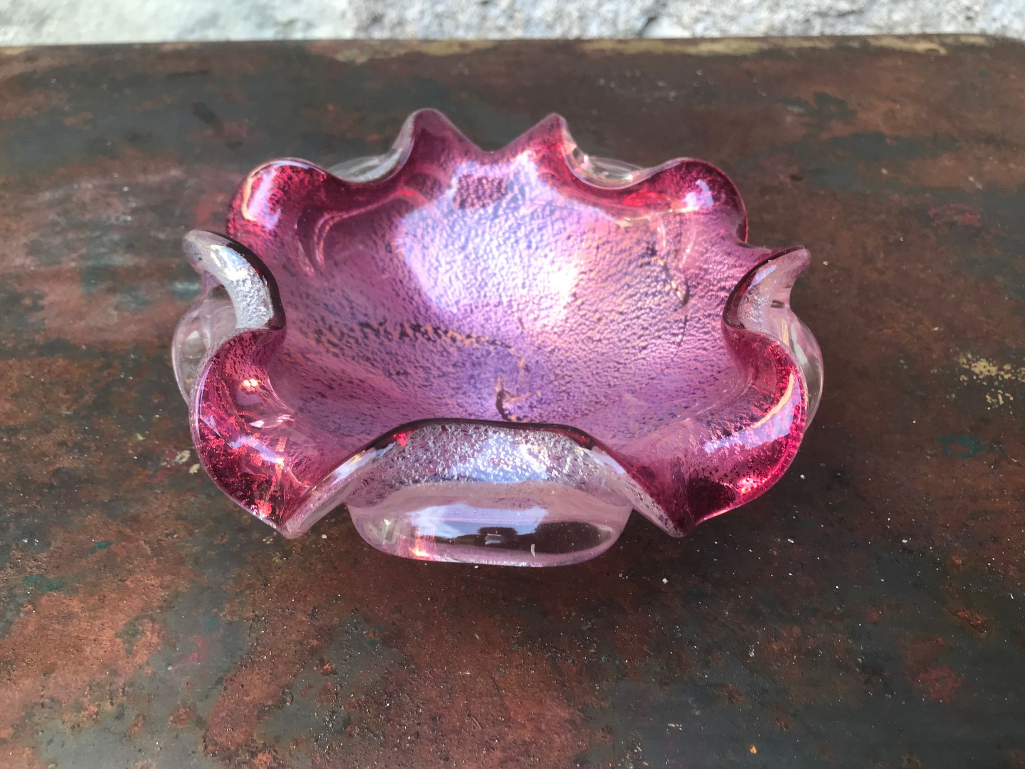 Empty ashtray Murano pocket
