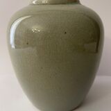 Japan polychrome vase and celadon XIX Naniwaya Okita Japan Nippon