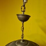 Old french brass hall lantern, from the 1st half 1900s.