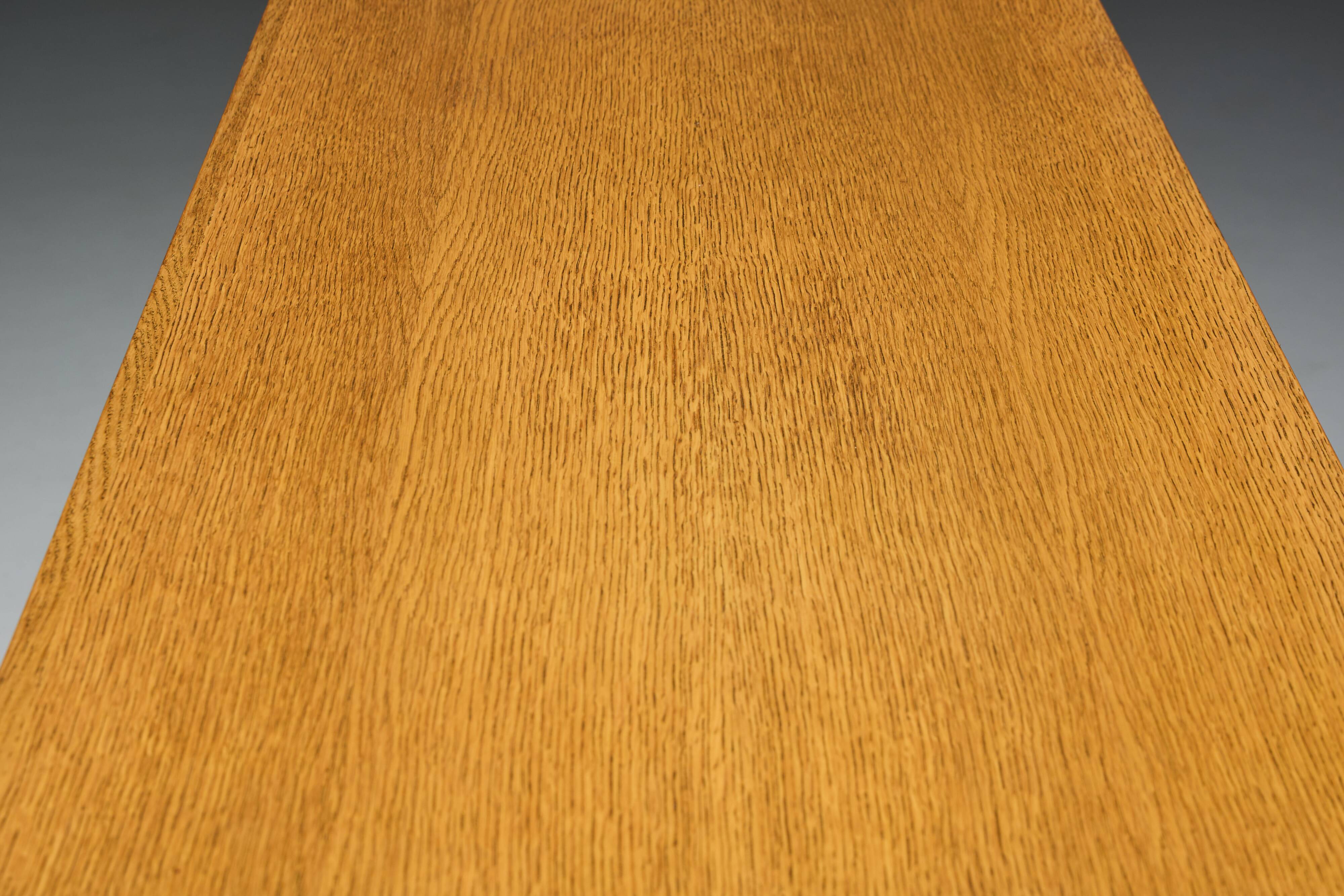 Brutalist Oak Cabinet, Belgium, 1960s