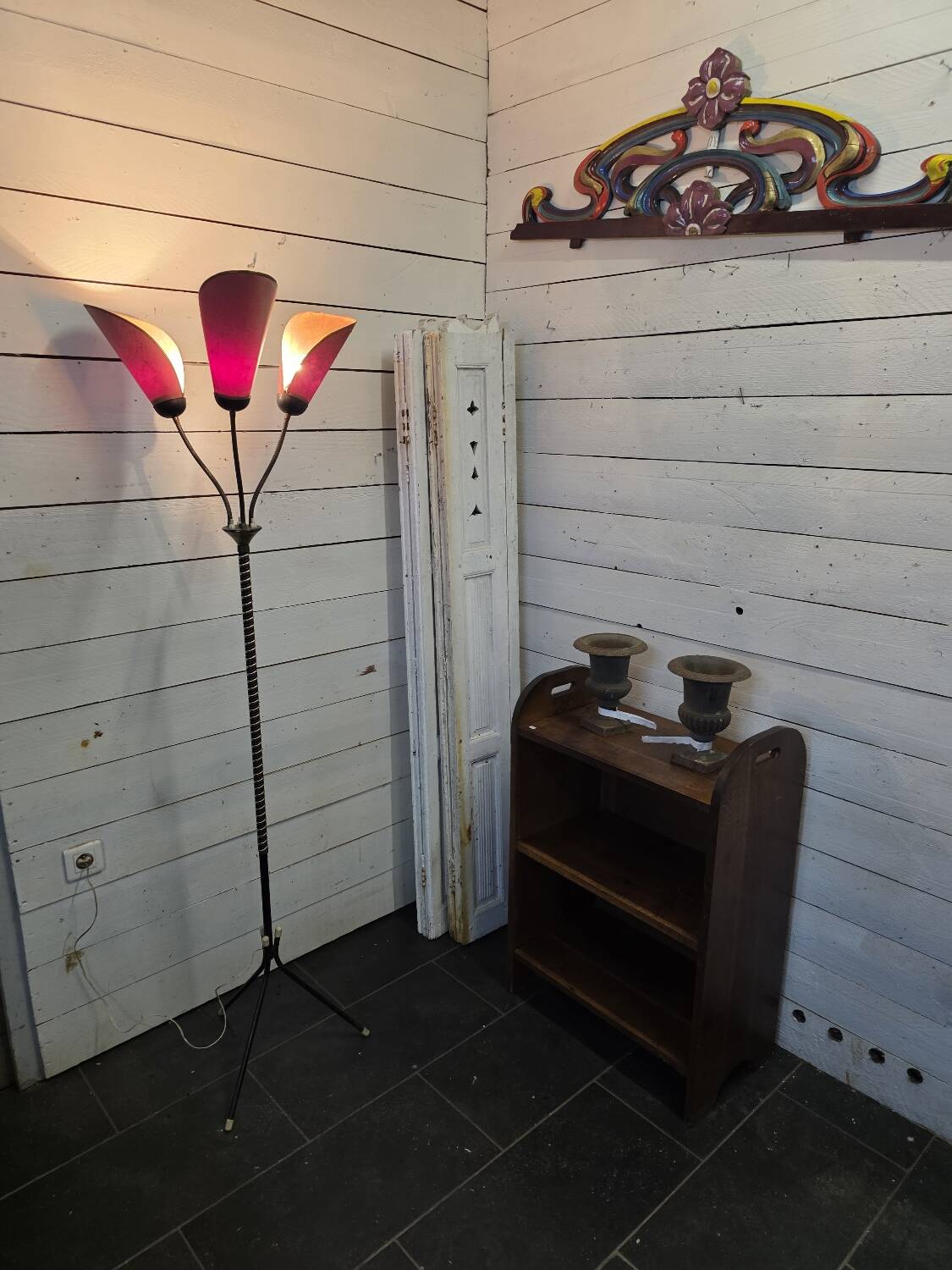 1960s tripod floor lamp