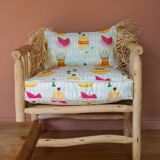 Armchair 50's in Kilim