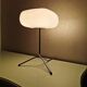 Table lamp tripod vintage Italian design 1990
