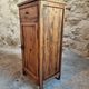 Small vintage pine storage cabinet – Antique French workshop furniture