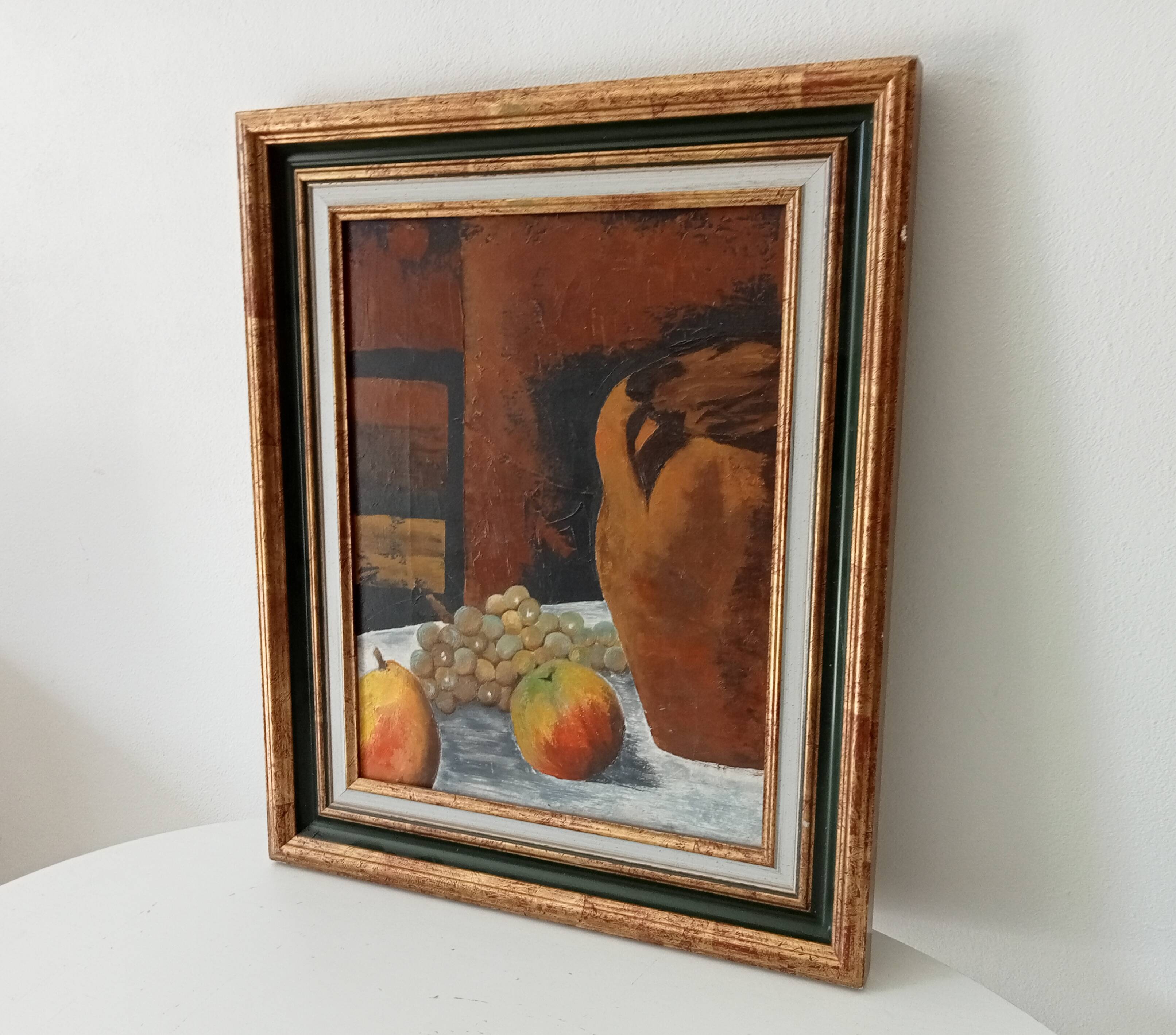 Tableau Nature morte huile sur toile