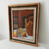 Still life painting oil on canvas