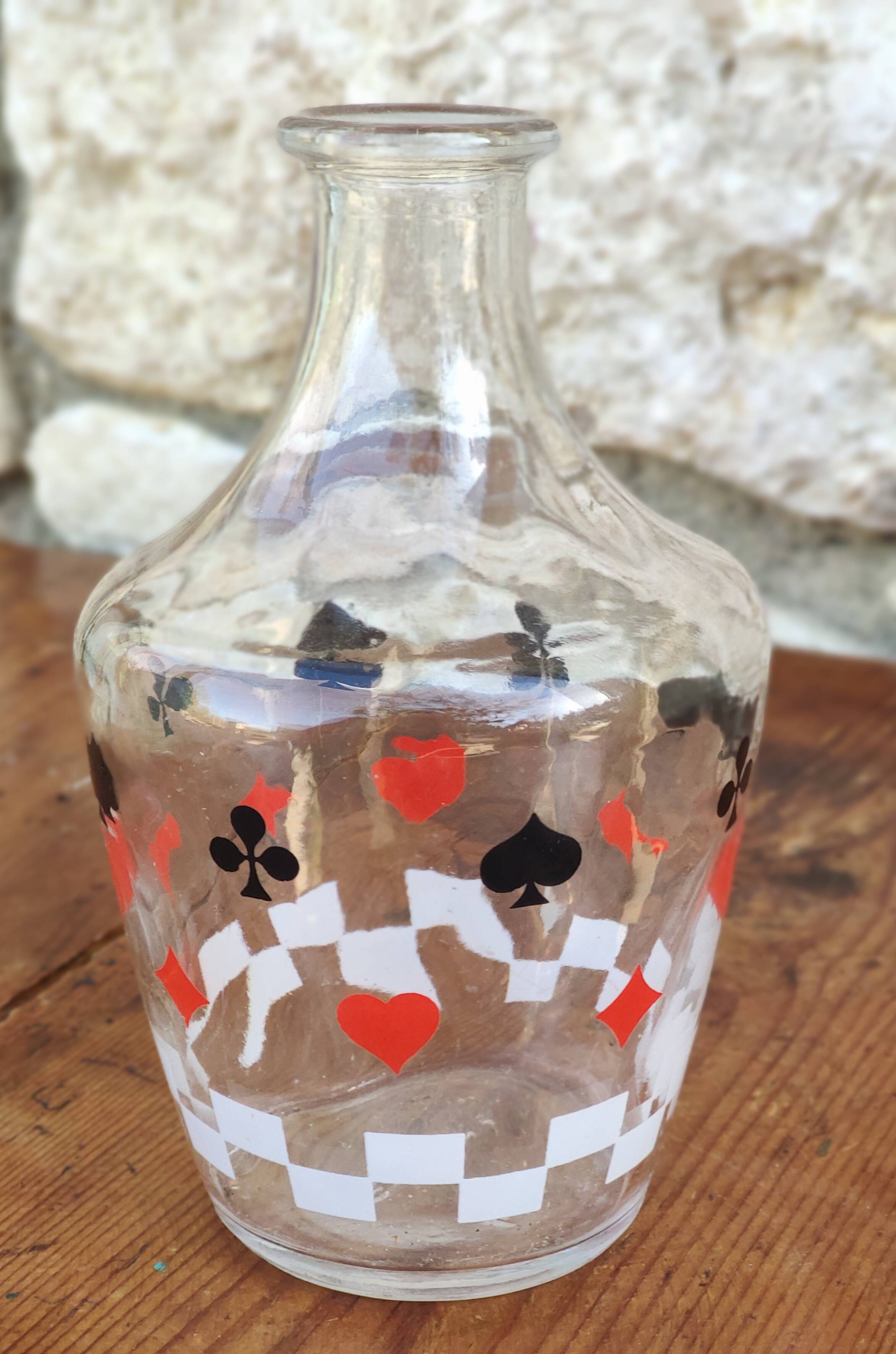 Carafe jeux de cartes