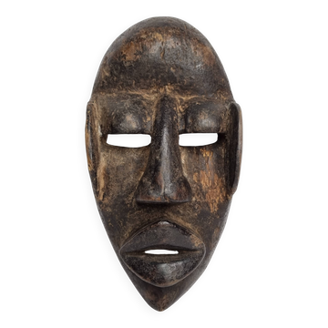 Masque Dan - Côte d'Ivoire - Milieu XXe siècle - Bois sculpté, 24 cm