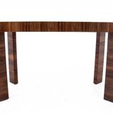 Art Deco walnut coffee table, Poland, 1960s