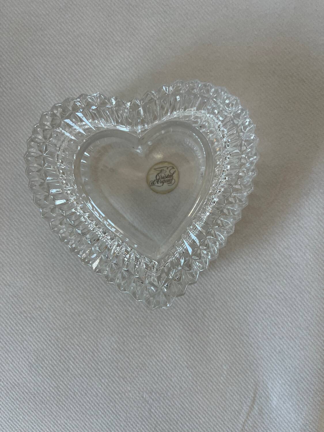 Arques crystal heart box