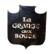 Ancienne enseigne blason la grange aux boucs