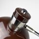 Desk lamp chrome and metal vintage chocolate