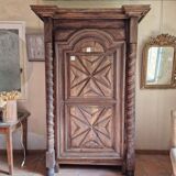 18th century walnut wardrobe