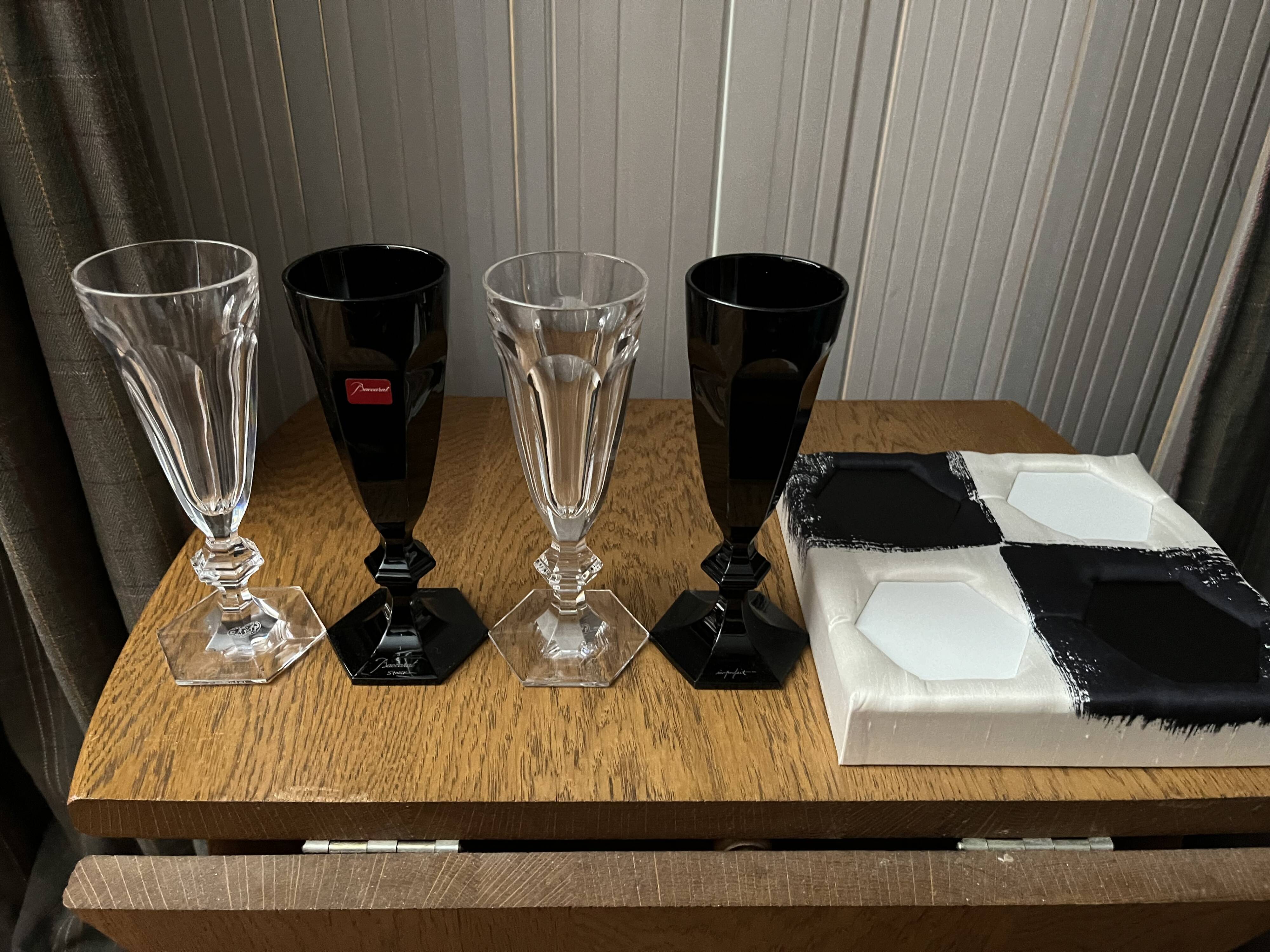 Baccarat Flutes By Ara and Philippe Starck