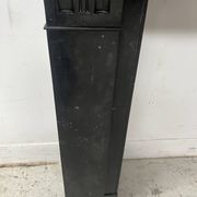 Napoleon III period fireplace with a black marble corbel. 19th century.