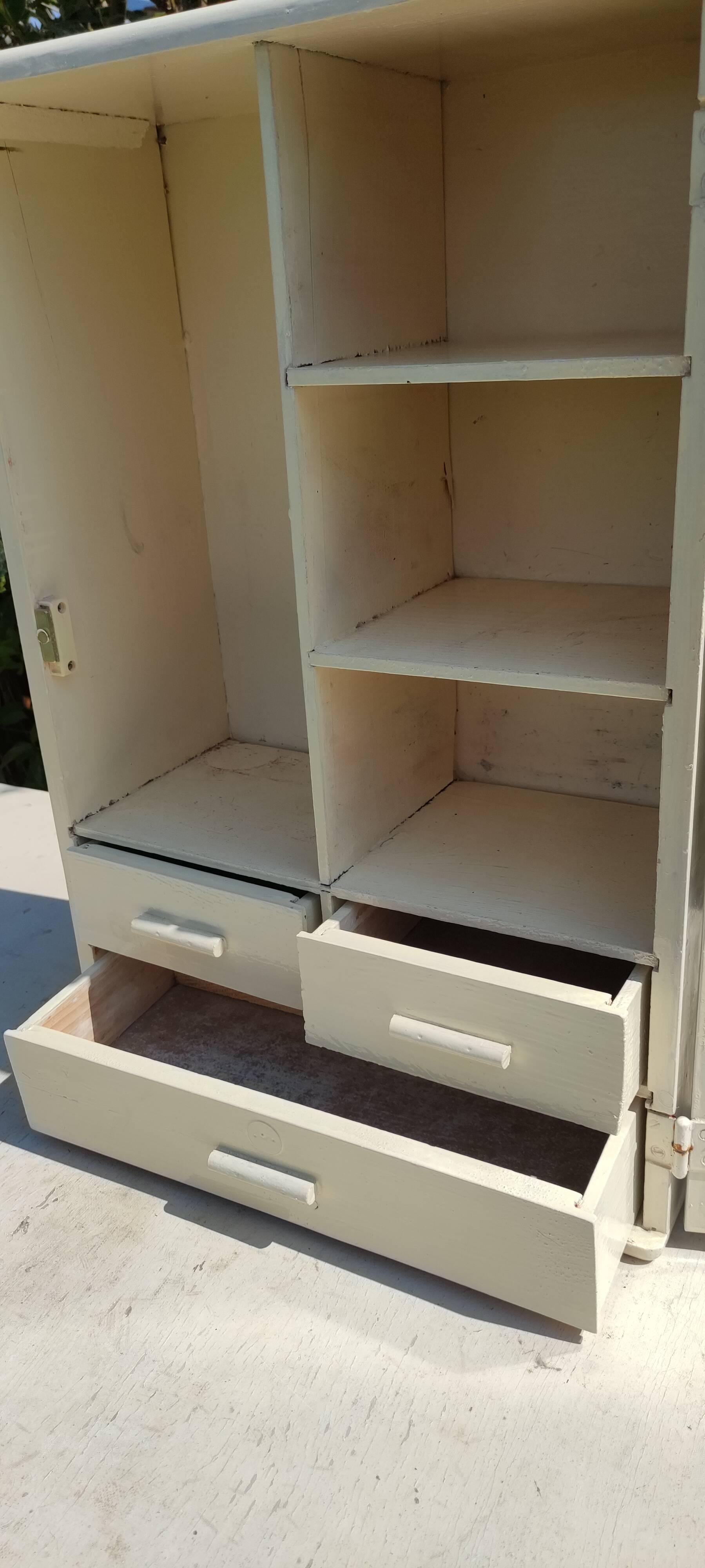 Vintage wooden medicine cabinet