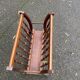 Solid wood magazine/document holder, 47cm