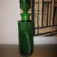 Italian vintage glass bottle
