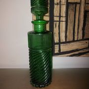 Italian vintage glass bottle