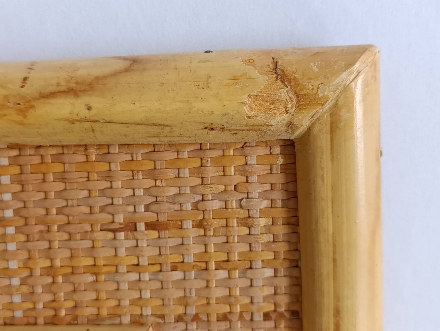 Dal Vera vintage rattan mirror